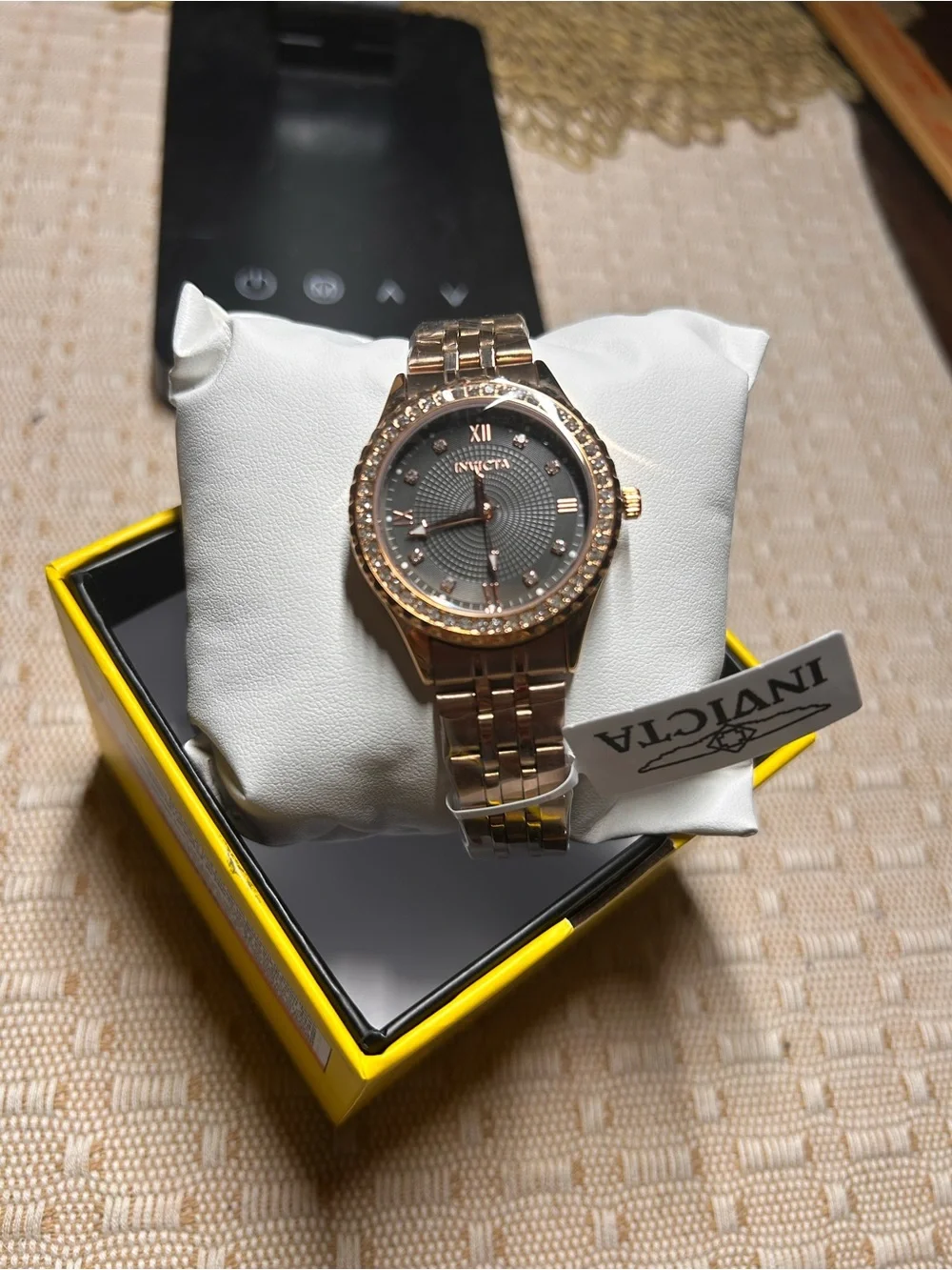 Invicta women’s wildflower 33mm rose gold watch